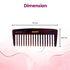 AGARO Hand Made Cellulose Acetate Comb HMC80, All Fine Tooth Dressing Comb, Smooth Rounded Teeth, Hair Styling, Hair Brushing, Hair Dressing, Brown